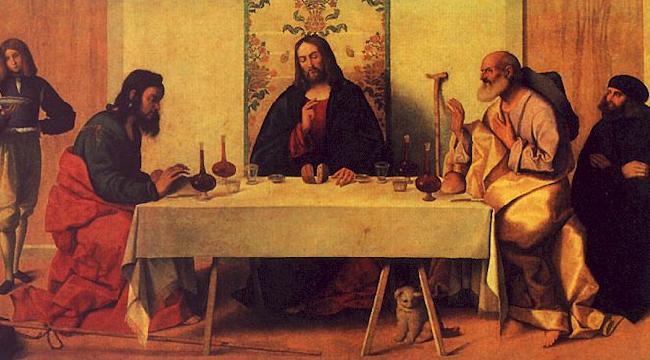 Vincenzo Catena The Supper at Emmaus oil painting image